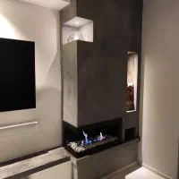 شومینه گازی مدرن ال شومینه هنر