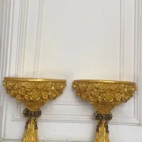 دیوار کوب دکوری   طلایی
