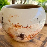 گلدان سرامیکی، گلدان گل و‌گیاه، دکوری