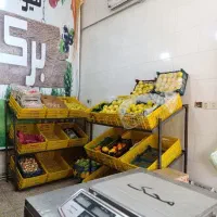 سبد با قفسه کامل میوه فروشی