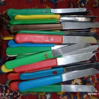 کارد میوه خوری اره ای قدیمی و کارد استیل قدیمی