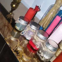شمع معطر لیوانی و شمع موم عسل در رنگ بندی (حراج)
