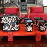 قوری و فنجان چای ساکی خوری و دلف