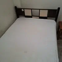 تخت یکنفره فلزی محکم باکفی نئوپان و خوشخواب