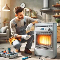 تعمیر آبگرمکن بخاری شومین در محل شبانه روزی کل کرج