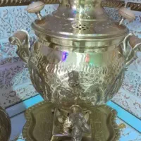 سماورذغالی برنجی