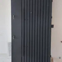 درب ضد سرقت فلزی با چهارچوب