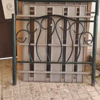 تخت یک نفره فرفورژه با تخته زیر اضافه