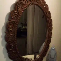 آینه تزیبنی با قاب چوب اعلا کار دست