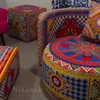 دیزاین مبلمان قدیمی با پارچه های خاص