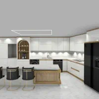 کابینت آماده سه متری و سفارشی