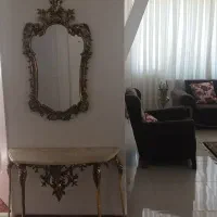آینه کنسول  برنز جنس محکم وسنگین براق