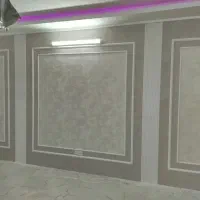 نصب کاغذدیواری برچسب قرنیزپنل کناف نقاش ساختمان