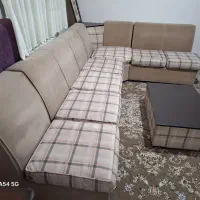 مبل ال در حد نو 7 نفره