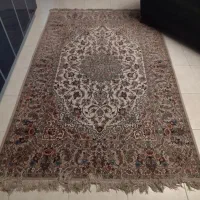 قالیچه دست بافت کرک ابریشم تک خفت اصفهان