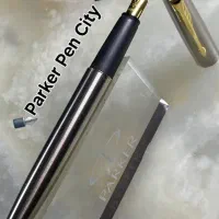 خودنویس پارکر فرانتیر استیل گیره طلا آمریکا parker