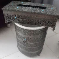 سطل زباله وجای دستمال پذیرایی
