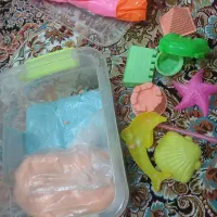 شن جادویی یک کیلویی با تشک بادی