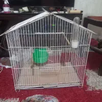 قفس پرنده سایز بزرگ طرح کلبه ای