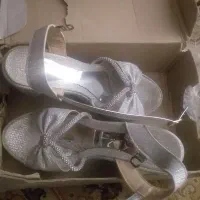 کفش مجلسی نقره ایی سایز۴۰