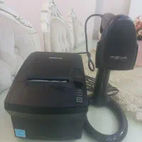 پرینتر فیش زن BIXOLON و بارکدخوان MEVA