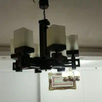فروش 3 عدد  لوستر  چوب