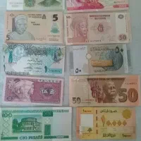 ۶۰ اسکناس خارجی کلکسیونی