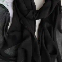 شال ساده مشکی به قیمت خرید