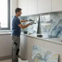 چسب پودری کاشی الیاف دار
