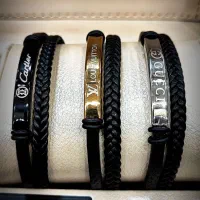 دستبند چرم مردانه و اسپورت