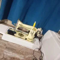 چرخ خیاطی رنگ کرم برقی و دستی به شرط دوخت و تضمینی