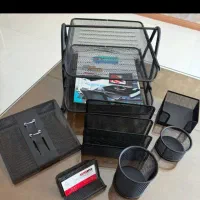 زیر پایی ست رو میزی  چرمی اداری زیر لب تاپ سطل