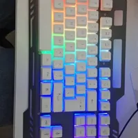 کیبورد سیمی pinxu دارای RGB|قطعات و لوازم جانبی رایانه|اهواز, کوی باهنر|دیوار