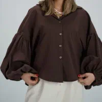 شومیز قهوه ای