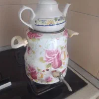 کتری قوری لعاب و قوری چینی سالم