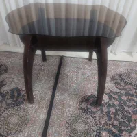 میز ناهارخوری چهار نفره با شیشه دود