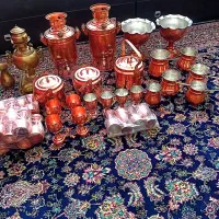 تعدای ظرف مسی فروشی یکجا