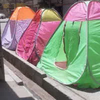 حراج آخر فصل چادر فنری مسافرتی ۸ نفره اسپاندو شمعی