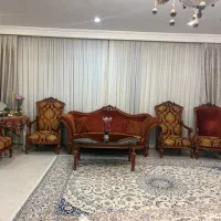 مبل استیل میز ناهارتمام چوب کنده کاری نو جهیزیه