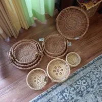 فروش ظروف حصیری یکجا زیر قیمت