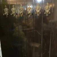 جالباسی چوبی دیوارکوب