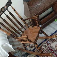 صندلی راک چوبی نو