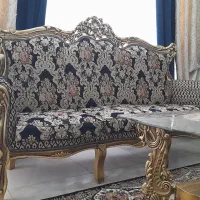 مبل ۹ نفره استیل بسیار تمیز و سالم