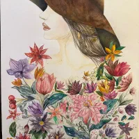نقاشی دختر