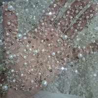 پارچه کار شده مناسب لباس عقد و عروسی