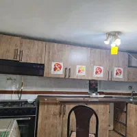 کابینت آشپزخانه ملامینه با هود و سینک