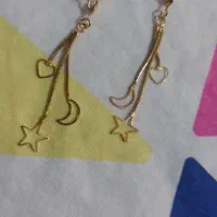 گوشواره رنگ ثابت نونوقیمت۳۰۰