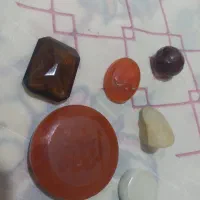 عتیقه سنگ انگشتر و سکه نقره