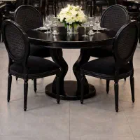 صندلی حصیری مدل نگین/باغ تالار