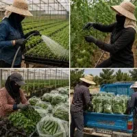 سرکارگری کشاورزی و گلخانه. هماهنگی نیروی کار
